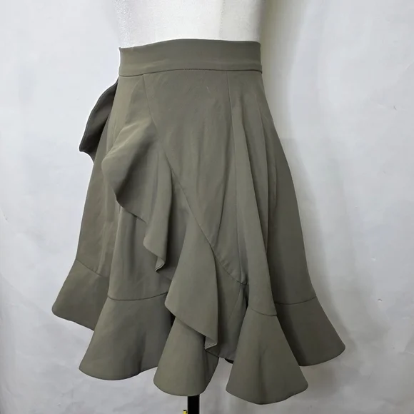 C/MEo Collective  Ruffle  front Mini skirt - Picture 5 of 9
